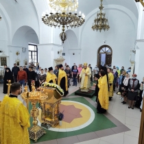 Престольный праздник в Петропавловском храме