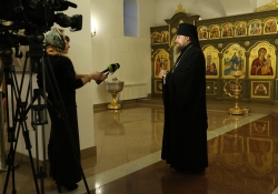 Божесвенная литургия в Богоявленском храме. Новый Уренгой