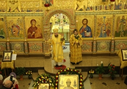 Божесвенная литургия в Богоявленском храме. Новый Уренгой