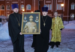 Божесвенная литургия в Богоявленском храме. Новый Уренгой