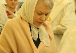 Вечернее богослужение в Богоявлениском храме в день престольного праздника. Награждение