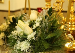 Вечернее богослужение в Богоявлениском храме в день престольного праздника. Награждение