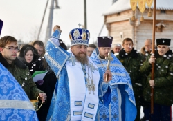 Престольный праздник в Обдорском остроге. Божественная литургия, крестный ход