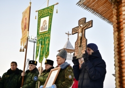 Престольный праздник в Обдорском остроге. Божественная литургия, крестный ход