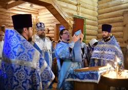 Престольный праздник в Обдорском остроге. Божественная литургия, крестный ход