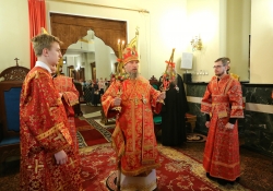 10-летие Салехардской епархии, Всенощное бдение в храме Архистратига Михаила, г. Ноябрьск