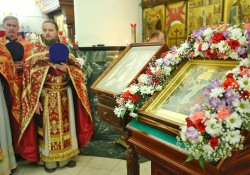 10-летие Салехардской епархии, Божественная литургия в храме Архистратига Михаила, г. Ноябрьск