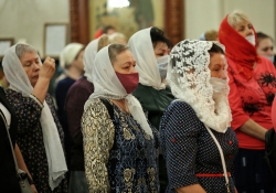 10-летие Салехардской епархии, Божественная литургия в храме Архистратига Михаила, г. Ноябрьск