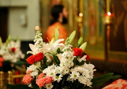 10-летие Салехардской епархии, Божественная литургия в храме Архистратига Михаила, г. Ноябрьск