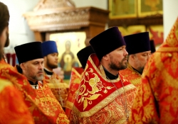 10-летие Салехардской епархии, Божественная литургия в храме Архистратига Михаила, г. Ноябрьск