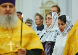 Всенощное бдение в Петропавловском храме, престольный праздник