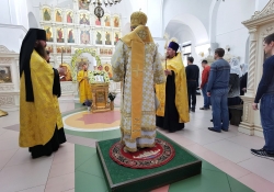 Всенощное бдение в Петропавловском храме, престольный праздник