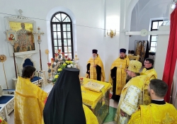 Всенощное бдение в Петропавловском храме, престольный праздник