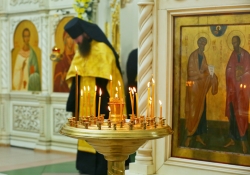 Всенощное бдение в Петропавловском храме, престольный праздник