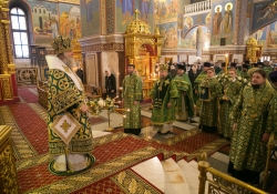 Братский визит в Ханты-Мансийскую митрополию. Всенощное бдение. Божественная литургия