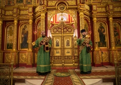 Братский визит в Ханты-Мансийскую митрополию. Всенощное бдение. Божественная литургия
