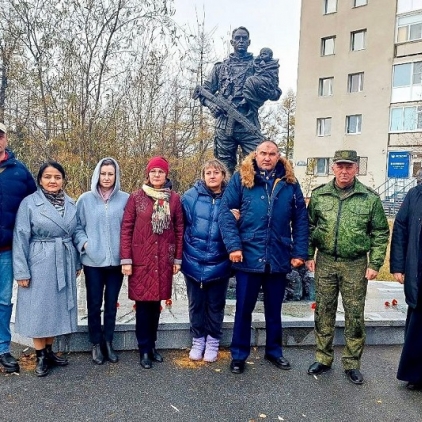 Встреча с командиром батальона "Ямал"