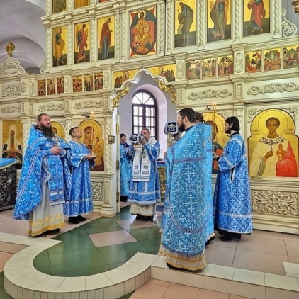 Архиерейское служение в праздник Благовещения