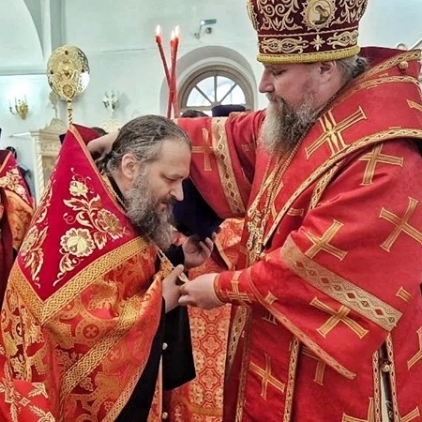 Торжественная Пасхальная вечерня в Петропавловском храме