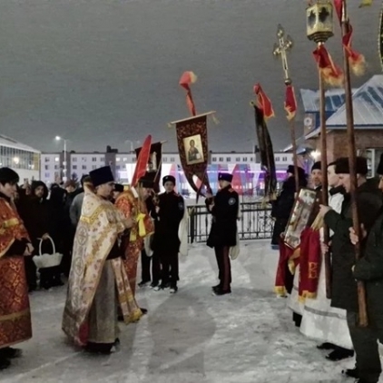 Пасхальное богослужение в Коротчаево