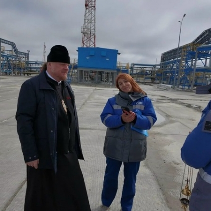 Строительство храма на Харасавэйском месторождении