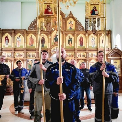 Престольный праздник на Бованенковском месторождении
