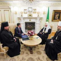 Встреча архиепископа Николая со Святейшим Патриархом