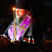 Архиепископ Николай совершил чтение Великого покаянного канона в селе Аксарка