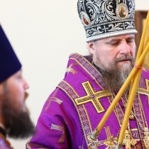 Архипастырский визит в Лабытнанги. Литургия в Георгиевском храме