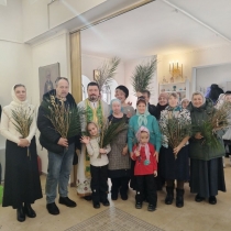 Пальмовое воскресенье отпраздновали в посёлке Харп