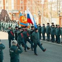 Принятие присяги сотрудников ГУ МЧС по ЯНАО