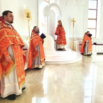 Архиерейское богослужение в Кафедральном соборе