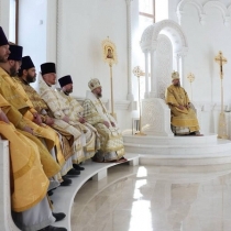 Торжественная литургия в честь 1700-летия Первого Вселенского собора