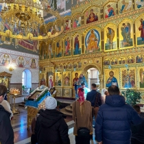 Покров отметили в Богоявленском соборе