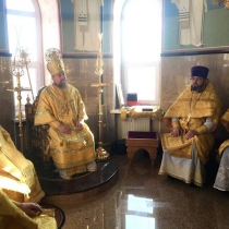 Архиерейское служение в Богоявленском соборе Нового Уренгоя в неделю 19-ю по Пятидесятнице