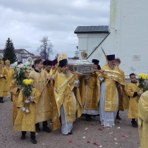 Священник епархии на торжествах свт. Иоанна в Тобольске