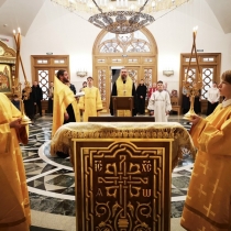 Новогодний молебен в Преображенском соборе