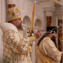 Рождественское ночное богослужение в Преображенском соборе