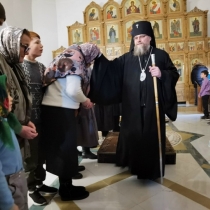 Архиерейское служение в Георгиевском храме г. Лабытнанги. Чтение канона Андрея Критского