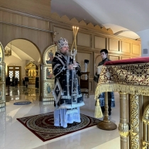 Архиерейское служение в Кафедральном соборе. Литургия Преждеосвященных Даров