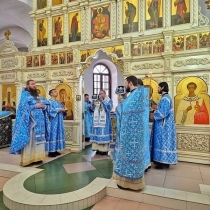 Архиерейское служение в праздник Благовещения