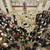 Торжественное Пасхальное Богослужение в Преображенском соборе