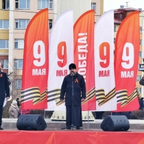 Архиепископ Николай на праздновании Дня Великой Победы