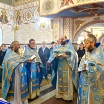 Праздник Успения в Богоявленском соборе Нового Уренгоя