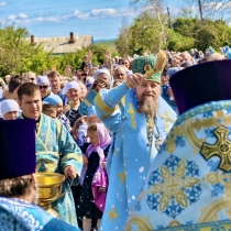 Архиепископ Николай на торжествах в Богородице-Рождественском монастыре с. Линевичи 