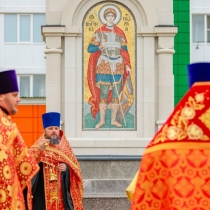 Освящение часовни в г. Лабытнанги