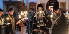 Архиепископ Николай возглавил великопостные богослужения в храме прп. Серафима Саровского