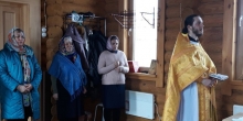 27 мая в селе Антипаюта совершалась Божественная литургия
