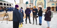Пресс-тур по строительной площадке самого большого арктического храма