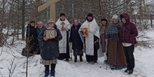 В Новом Уренгое освятили крест на месте под строительство храма святителя Луки Крымского